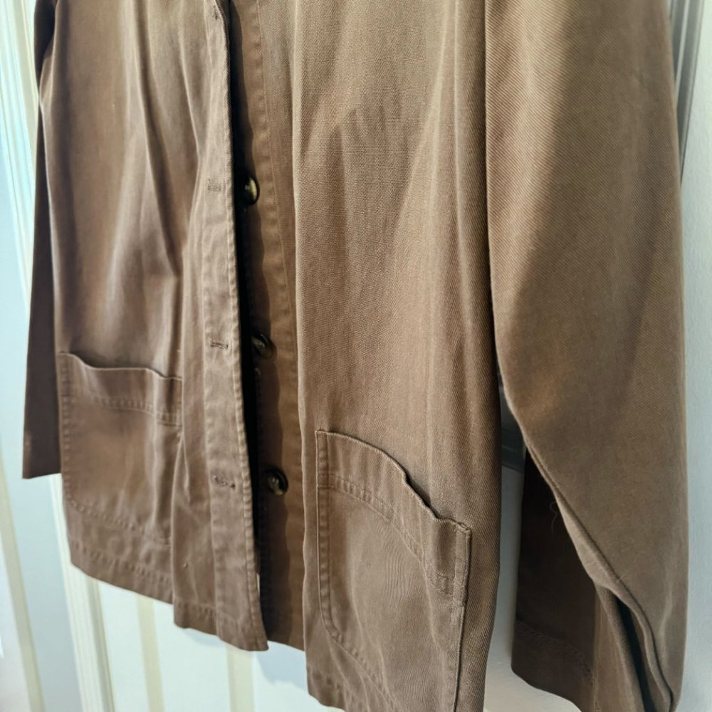 Appleseed's Brown Utility Structured Jacket - Siz… - image 4